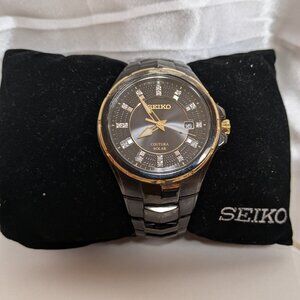 SEIKO Coutura Solar mens watch V157-0BL0